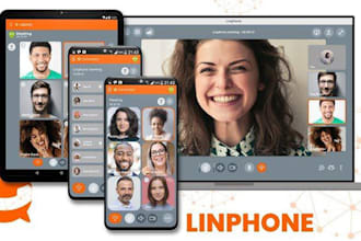 develop a custom sip softphone app using linphone for android and ios