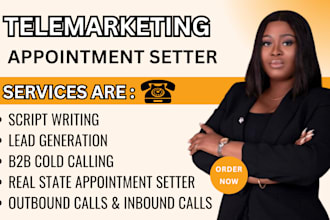 do cold calling telemarketing real state appointment setter virtual assistant