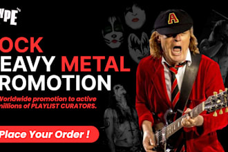 promote your rock metal music to playlist curators to increase fanbase