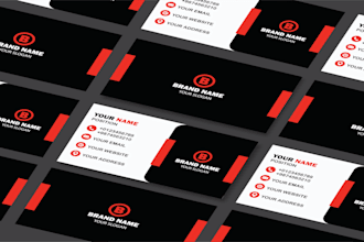 design creative digital minimalist luxury business cards and stationery