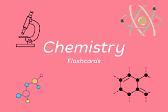 make interactive HTML chemistry flashcards for exams