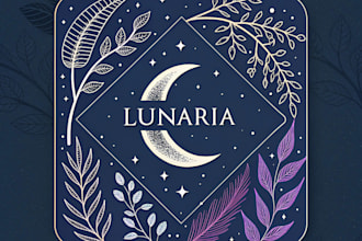 design a unique and stylish logo for your brand or art cafe