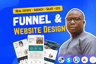 design, redesign kleq sales funnel websites on kajabi kartra, systeme io simvoly