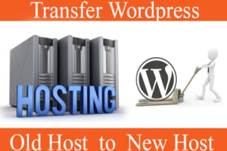 transfer, move, migrate, clone, malware remove and backup wordpress site