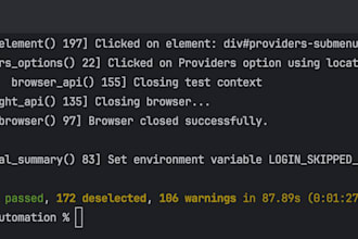 create automation scripts using python and playwright and test apis