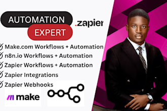 setup make com integromat open ai n8n automation webhooks and zapier