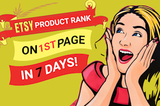 do etsy SEO to rank your product top of the first page