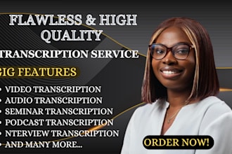 transcribe audio and do video transcription