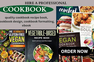 write quality cookbook recipe book, cookbook design, cookbook formatting,