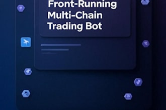 build you an automated front running multi chain network trading bot