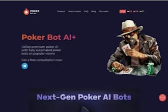 build advanced poker ai bot, ai model, gto, piosolver, machine learning, python