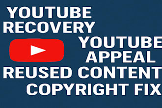 recover your suspended youtube channel and re monetized