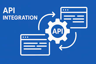 do API and backend integration for flutter and web