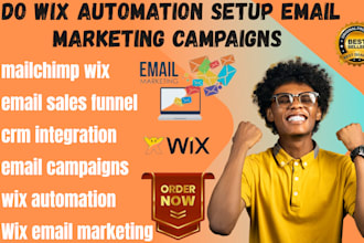 do wix automation setup email marketing campaigns to boost website sales