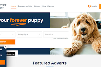create dog website, puppies, pet, breeders and kennel website