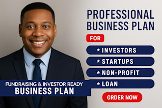 write detailed business plan for small business startup non profit investor sba