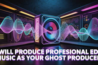 produce professional edm music as your ghost producer