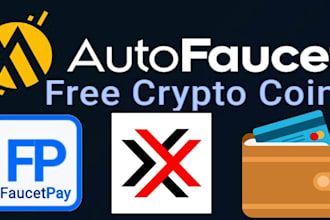 create an auto faucet crypto website