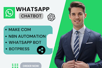do whatsapp chatbot n8n automation lead generation botpress makecom fix n8n flow