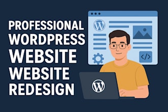 build, design or redesign wordpress website, rebuild wordpress elementor