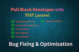 development site with php laravel