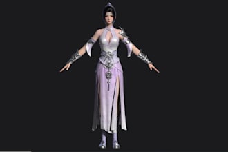 stylize 3d metahuman character,nsfw model,anime model,stylish character,topology