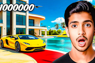 design attractive clickbait youtube thumbnail in 3 hours