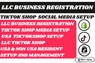 do tiktok llc business registration usa tiktok shop setup non usa tiktok llc ein