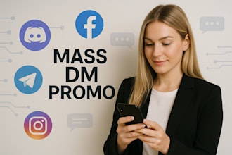 do discord mass dm promo facebook mass dm telegram mass dm