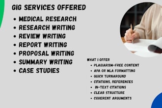 do medical manuscript, systematic review, research article, or case report