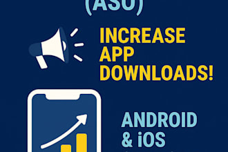 do professional app store optimization for android or ios app