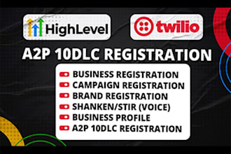 fix, register and verify your a2p 10dlc for twilio and gohighlevel sms