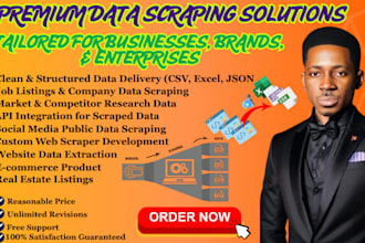 do web scraping, data mining, email list, and python automation for any website