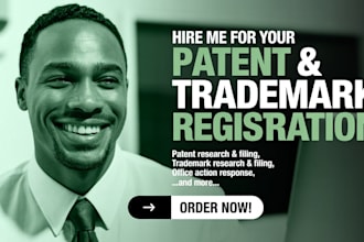 do USA trademark registration and search as a licensed uspto attorney