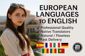 translate between english spanish french italian german romanian and portuguese