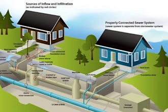 do hec ras flood modeling, hydrology, hydraulics, storm water catchment, gis map