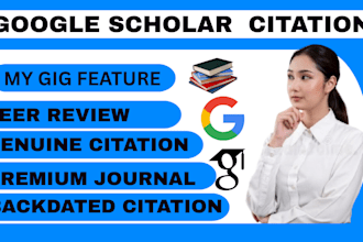 increase your google scholar citation in a top ranking index journal