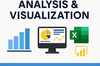clean, analyze and visualize your data with tableau or powerbi