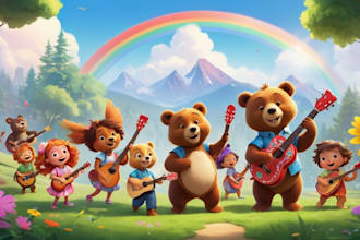 write and compose kids songs, children song and kids rhymes