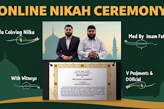 l be your online nikah imam for a seamless and valid islamic marriage