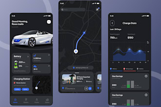 develop gps tracking app, car rental app, vpn app, charging app, geolocation app