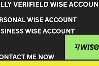 create verifield personal and business wise account