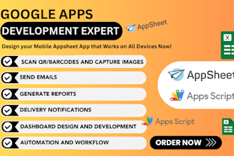 automate your business with appsheet and google apps script