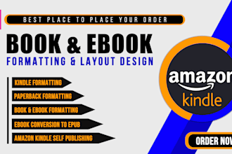 do book formatting, ebook formatting, book cover design
