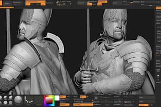 sculpt 3d character 3d miniature tabletop dnd character 3daction figure stl file
