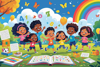 design kids activity book letter number coloring, activity book for amazon KDP