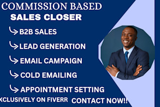 sales representative sales closer commission based high ticket sales rep closer
