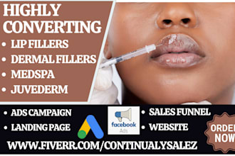 generate lip fillers leads medspa juvederm dermal filler leads via ads marketing