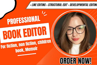 beta read developmental edit line edit proofread your book or children book