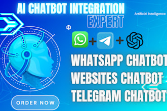 build a custom ai chatbot, whatsapp bot, or n8n automation using chatgpt